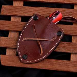 Damascus Steel Hunting <b>Knife</b> Straight Back Blade Wood <b>Handle</b> Outdoor Survival EDC Utility <b>Knife</b> - Product Image 5