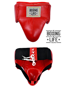 สนับแข้งหนังแท้สีขาว ระบายอากาศได้ดี ทนทาน สกรีนโลโก้ได้ตามต้องการ "No Boxing No Life" สำหรับการแข่งขันทุกขนาด - Product Image 3