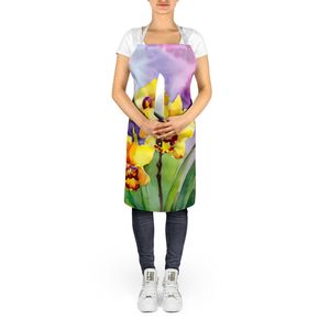 Unisex Large Multicolor Watercolor Orchids <b>Apron</b> for <b>Kitchen</b> Cooking Baking Crafts Gardening-for Adults <b>Women</b> Men - Product Image 5