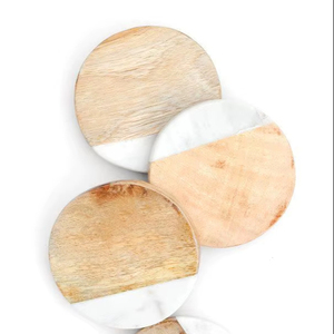 Premium Design Marble Coaster Stone Coaster Wood Marble Coaster Stone and Coaster Tea Place Mats At factory wholesale Price - Product Image 1