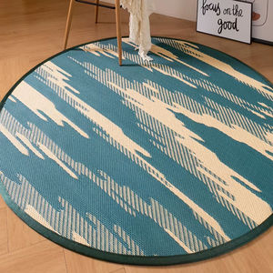 Alfombras de Exterior Resistentes a la Corrosión e Impermeables de Buena Calidad Hechas en Tailandia, Alfombra Redonda de Plástico 100% Polipropileno a Bajo Precio - Product Image 1