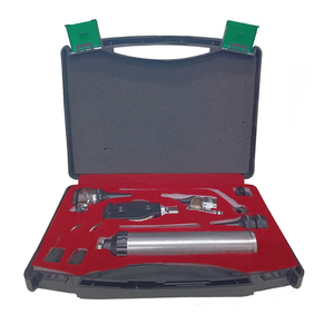 Kit de otoscopio profesional para el cuidado en el hogar, para adultos, de acero inoxidable, herramienta médica de diagnóstico manual, con certificación CE - Product Image 1