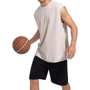 Camisetas sin mangas para hombre, estilo vintage con efecto desgastado, holgadas, para gimnasio, entrenamiento atlético y fitness - Product Image 4