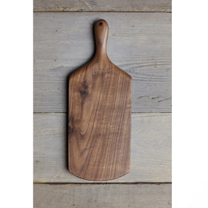 Tabla de cortar de madera de calidad alimentaria sostenible con diseño de ondas y acabado natural para cortar verduras y frutas - Product Image 4