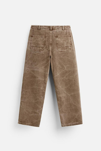 Fournisseur d'usine Nouvelle Marque Jean Biker Extensible Ample Déchiré Personnalisé Bleu Délavé pour Hommes - Product Image 6