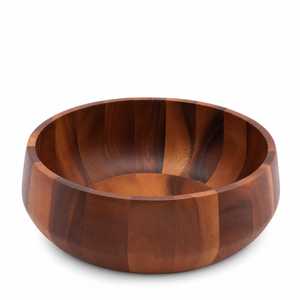 Tazón de Madera Artesanal de Alta Calidad con Logotipo Personalizado para Servir Dal Sabzi Rice, Diseño Clásico Indio para Regalos Empresariales - Product Image 1