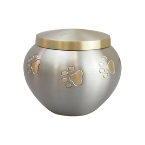 Export Quality Metal Pet Ashes Container Deep Red Brass Pet Cremation <b>Urn</b> Jar Keepsake Box for <b>Cat</b> Dog Funeral - Product Image 6