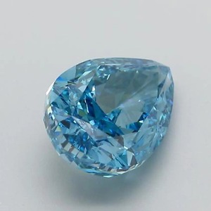 เพชรทรงลูกแพร์สีฟ้าแฟนซีขนาด 1.00 กะรัต ถึง 5.00 กะรัต เพชรเพาะเลี้ยงในห้องปฏิบัติการ ได้รับการรับรองคุณภาพ VVS VS เพชรสังเคราะห์สีน้ำเงิน สำหรับแหวนหมั้น - Product Image 5