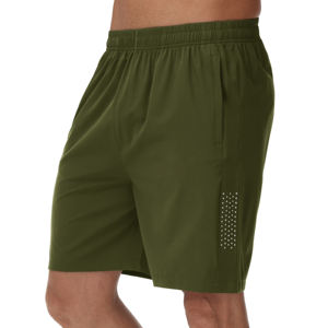 Shorts de jogging légers pour hommes, séchage rapide, respirants, taille haute, avec cordon de serrage, personnalisables, couleur unie - Product Image 1