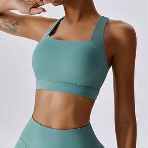 Hot Sale Women's Fitness Sports <b>Bra</b> High Quality 4 Way <b>Stretch</b> Breathable Eco-Friendly Medium Elasticity XS Customizable Front - Product Image 1