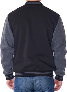 Compre una Nueva Chaqueta de Moda para Hombre, Estilo Universitario, de Béisbol, con Letras, de Lona, para Invierno, 100% Lana, Servicio OEM - Product Image 3