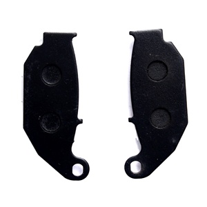Juego de pastillas de freno genéricas para motocicleta, piezas de repuesto negras semimetálicas para reparar y reemplazar - Product Image 2