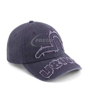 Servicio OEM, Gorra de Béisbol de Mezclilla Bordada, Estilo Desgastado, Personalizable, Cómoda, Nueva Llegada, Fabricada en Pakistán - Product Image 2