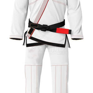 Uniforme de BJJ de Tela Elástica Suave, Kimono con Logotipo Frontal, Traje de Entrenamiento de Alta Calidad para Práctica Regular de Artes Marciales - Product Image 5