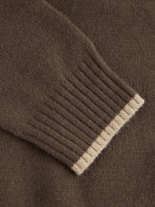 Varsity College Style Knit Sweater Extra Warm Winter Pullover <b>Top</b> High Density Soft Yarn Ladies Winter Knitwear 2026 breathable - Product Image 5