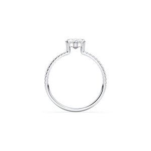Bagues de fiançailles en or massif 14 carats avec diamants HPHT CVD cultivés en laboratoire, vente directe du fabricant REYES, pour femmes, cadeau idéal, bijoux fins. - Product Image 5
