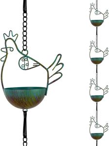 Chaîne de pluie en fer écologique et élégante pour la décoration de balcon et l'aménagement extérieur moderne des maisons - Product Image 3