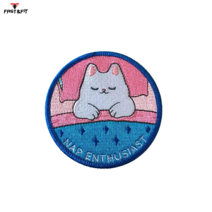 Patchs brodés 3D en PU très tendance pour chapeaux et vêtements, avec bordure thermocollante, couleurs personnalisées, toutes tailles et motifs - Product Image 6