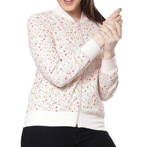 Best Design Fashionable Women Printing Varsity <b>Jackets</b> Smooth Texture Clothing For Outdoor Leisure And Casual Dressing - Product Image 1