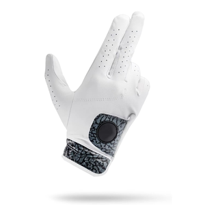 GEO BROTHERS Sheepskin Breathable Golf Glove <b>Velcro</b> <b>Strap</b> Closure Quick Drying Non-Slip Full Finger Design-Durable Women's Left - Product Image 4
