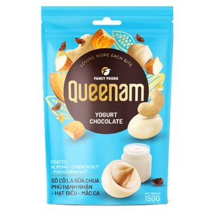 Precio de Oferta: Fabricante y Exportador de Chocolate Dragee, OEM/ODM, HALAL, Nueces Recubiertas de Chocolate con Yogur (Almendras, Anacardos, Macadamia) 150G - Product Image 1