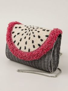 Trendy Ladies Handmade Bead Embroidery Shoulder Bag Premium Fashion Handbag Crystal Pearl Party Wedding Evening <b>Purse</b> - Product Image 4