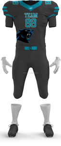 Uniformes de football américain de qualité supérieure, personnalisés, imprimés par sublimation, respirants, à séchage rapide, poids du tissu 320g, pour hommes adultes, tous modèles - Product Image 6
