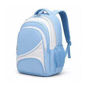 Practical Nylon School <b>Backpack</b> 30-40L Large Capacity Zipper Compartments Lightweight Eco-Friendly Adjustable <b>Strap</b> for College - Product Image 1