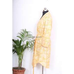 Robe en coton indien pour femmes, chemisiers, chemises imprimées en coton faites à la main, chemises bohèmes en coton imprimé, vêtements pour femmes grandes tailles - Product Image 5