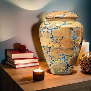 Urna artística de madera, urna creativa, urna de diseño, urna artística, urna de madera tradicional, urna tradicional, urna conmemorativa creativa - Product Image 2