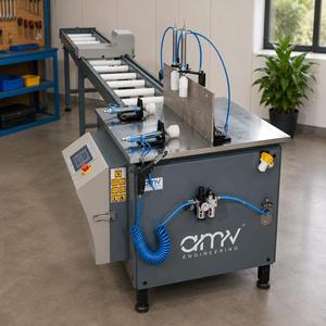 เครื่องตัดอลูมิเนียมอัตโนมัติเต็มรูปแบบแบบหัวเดียว AMV ENGINEERING สำหรับงานผลิตประตูหน้าต่าง แรงดันไฟฟ้า 220-440V - Product Image 1
