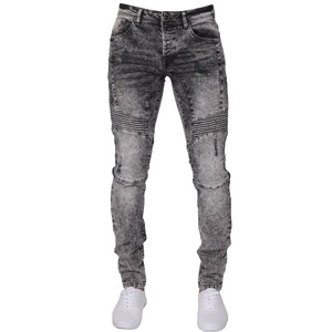 New Arrivals <b>Men's</b> Flare Jeans <b>Stretch</b> High Waist Snow Wash Eco-Friendly Casual Blue Denim High Street Style New Hgih Quality - Product Image 3