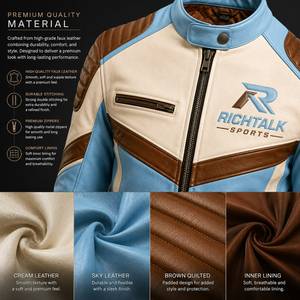Winter Warm <b>Genuine</b> <b>Leather</b> <b>Jacket</b> <b>Men</b> Stand Eco-Friendly Quick Dry Comfortable Breathable High Quality Casual Custom Made Front - Product Image 6