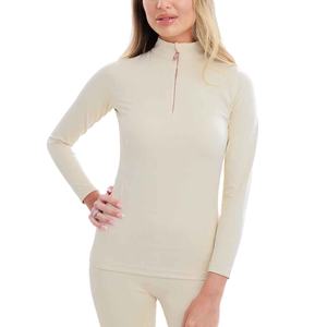 Vente en gros Nouvelle sous-vêtement de base équestre pour femme, respirant, en polyester et élasthanne, à manches courtes, pour la compétition, avec logo personnalisé - Product Image 5