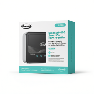 เครื่องฟอกอากาศอัจฉริยะ Gmax AP-006 พร้อมแผ่นกรอง HEPA H13 ระบบเซ็นเซอร์อัตโนมัติ ติดตั้งผ่านพอร์ต USB ใช้พลังงานไฟฟ้า เหมาะสำหรับโรงรถ พื้นที่กลางแจ้ง รถบ้าน โรงแรม - Product Image 3
