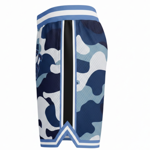 Pantalones Cortos de Baloncesto para Hombre, Camuflaje, Cintura Media, Elásticos, 100% Poliéster, Transpirables, Estampado por Sublimación, Ropa Deportiva Informal - Product Image 6