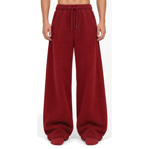 Pantalones Deportivos Holgados de Felpa Gruesa de 350 g/m², MOQ Bajo, para Hombre, para Marcas de Ropa Urbana, Compradores Mayoristas de Ropa - Product Image 4