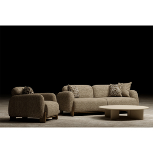Modern Luxury Sports Venues Convertible Curved <b>Sofa</b> <b>Bed</b> One Seat Premium Upholstered Fabric Furniture - Product Image 2