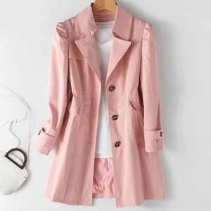 High Quality <b>Womens</b> Trench <b>Coat</b> <b>Double</b> <b>Breasted</b> Belted Long Overcoat Elegant Winter Outerwear Custom - Product Image 4