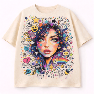 Camiseta de algodón de verano para mujer, informal, de manga corta, holgada, cómoda, ligera, transpirable, a la moda, ropa de calle - Product Image 1