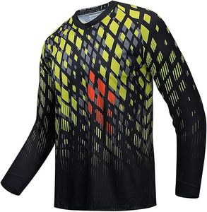 Maillot de cyclisme pour hommes, taille plus, coupe-vent, respirant, séchage rapide, manches longues, pour l'extérieur, automne - Product Image 3