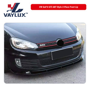Kit carrosserie de haute qualité pour <span class=keywords><strong>Golf</strong></span> 6 <span class=keywords><strong>GTI</strong></span> style ABT, lèvre avant 3 pièces, accessoires auto, pare-chocs, produits en promotion - Product Image 3