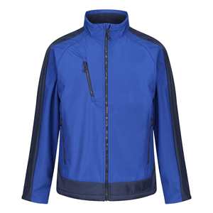 Chaqueta Unisex de Forro Polar con Bloques de Color, Cortavientos, Transpirable, Cuello Alto, Cierre de Cremallera, Ropa Casual de Invierno, Exterior de Lona de Poliéster - Product Image 5