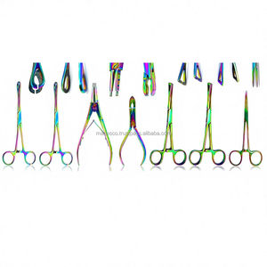 ZETOMED PRO - Pinzas de Acero Inoxidable de Alta Calidad para Perforaciones Corporales (Ombligo, Oreja, Lengua, Septum, Labio) con Logotipo Personalizado - Product Image 1