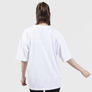 เสื้อยืดผู้หญิงทรงหลวม คอวี แขนสั้น ผ้าเจอร์ซีย์ถักเนื้อนุ่ม ระบายอากาศได้ดี ผลิตจากผ้าฝ้าย 100% เหมาะสำหรับฤดูใบไม้ผลิและฤดูร้อน สไตล์สตรีทแวร์ลำลอง - Product Image 6