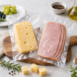 Food Grade Vacuum <b>Seal</b> <b>Bags</b> for Meat and Fish Storage LDPE Laminated Heat <b>Seal</b> Packaging - Product Image 1