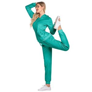 Fashion Scene Ladies <b>Velour</b> <b>Tracksuit</b> Y2K Two Piece Soft Matching Casual Sports Set - Product Image 2