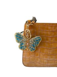 Llavero bordado con cuentas a mano de alta calidad Llaveros de cuentas de semillas de diseño único en un hermoso color de la India - Product Image 4