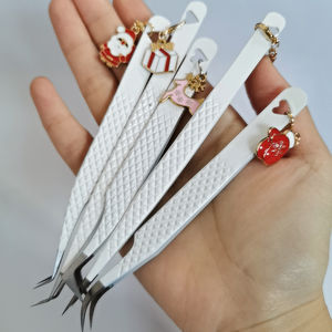 MAHFOOZ INSTRUMENTS Pinzas para Extensión de Pestañas de Diseño Nuevo y Hermoso, Más Vendidas, Pinzas para Pestañas de Buena Calidad al por Mayor - Product Image 1