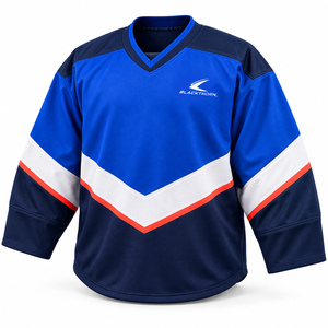 Camiseta de Hockey sobre Hielo al por Mayor, Reversible, para Práctica, con Logotipo Personalizado, para Jóvenes y Adultos, Ropa Deportiva de Equipo - Product Image 3